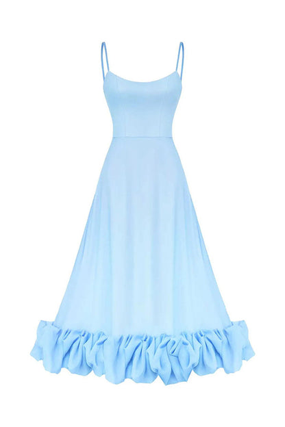 ' Camisole Waist Cinching Charm Multi-color Banquet Party Midi Skirt