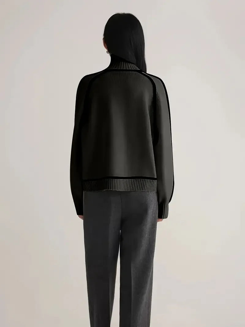 Half Turtleneck Knitted Sweater
