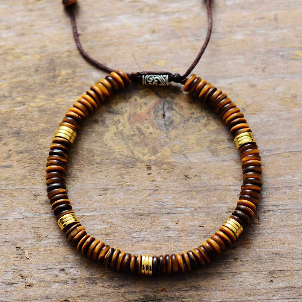 Bohemian Wood Bracelet