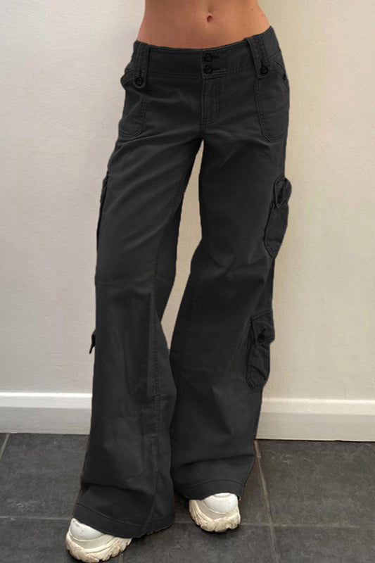 Street-style Low-waisted Cargo Pant