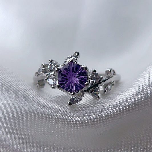 Statement Amethyst Ring