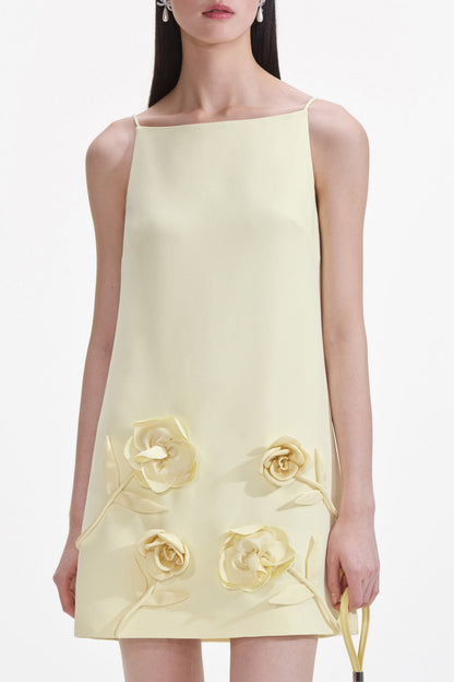 Aarnay Appliqué Mini Dress