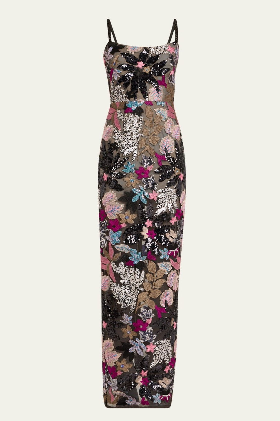 Aislinn Sequin Embroidered Maxi Dress