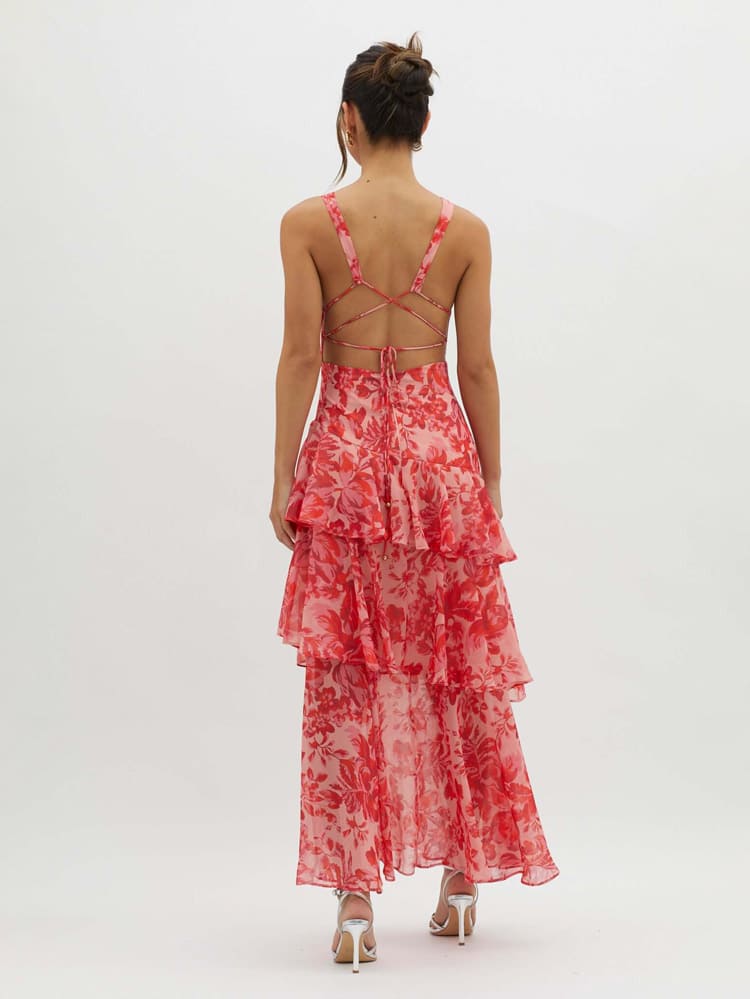 Ruffled Summer Maxi Dress