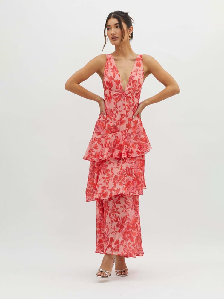 Ruffled Summer Maxi Dress