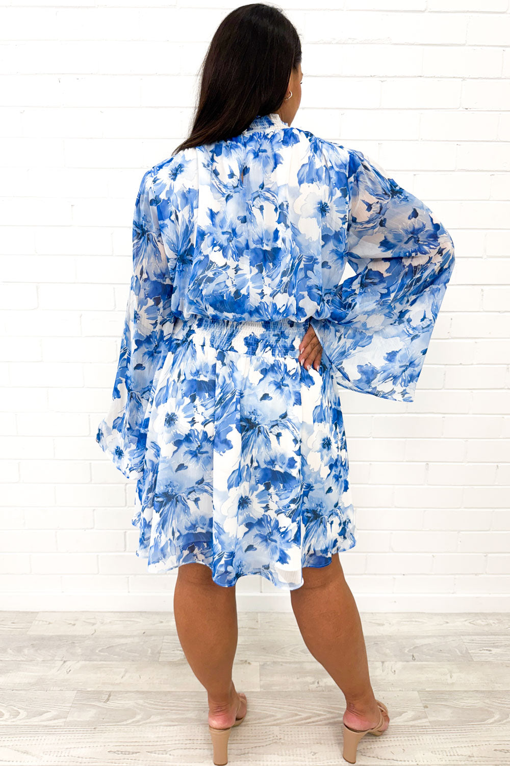 Bell Sleeve Midi Dress