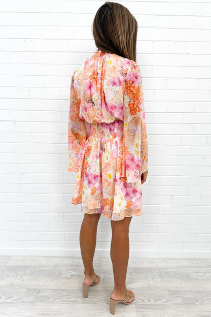 Bell Sleeve Midi Dress