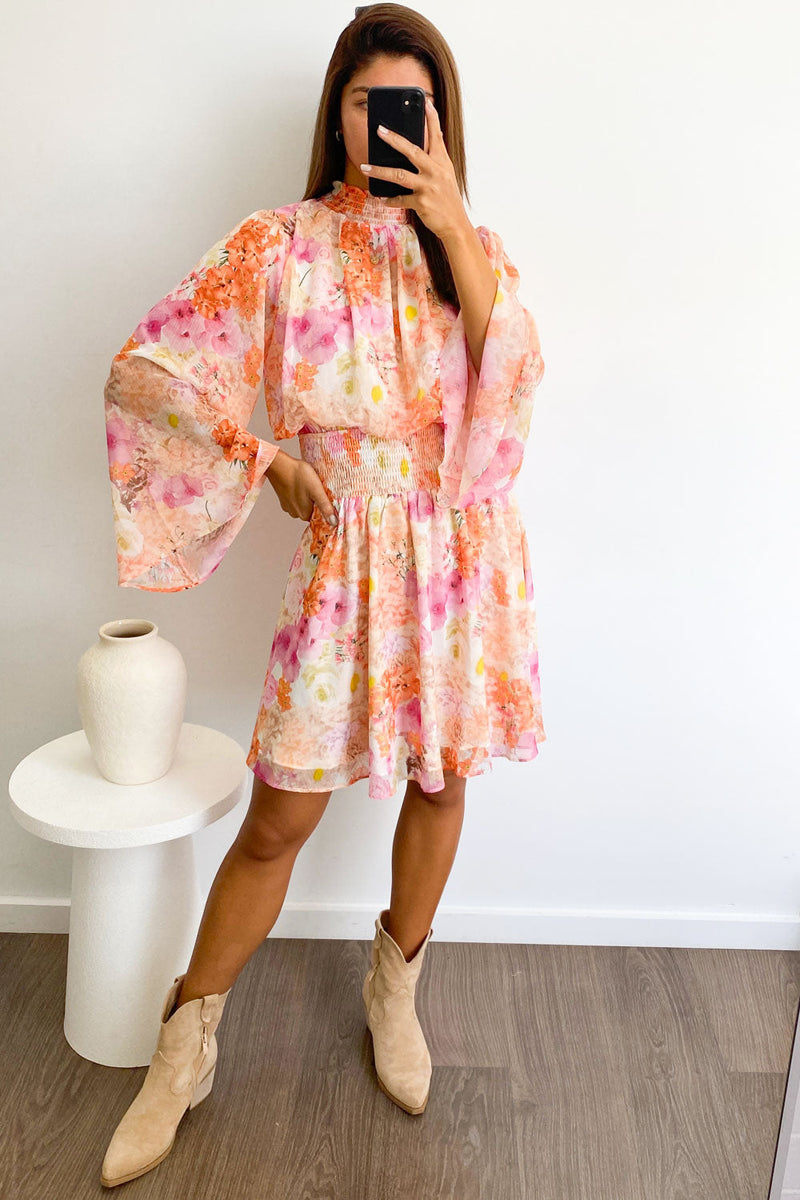 Bell Sleeve Midi Dress