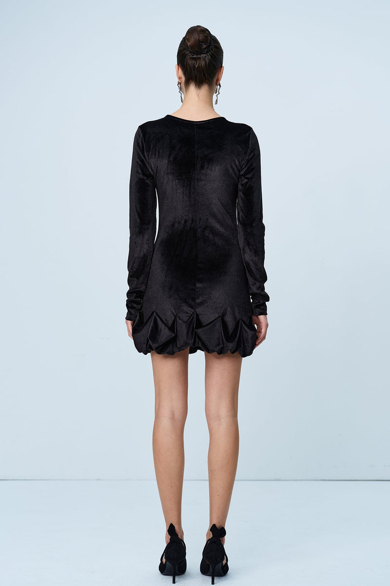Ameera Ruffle Bodycon Mini Dress