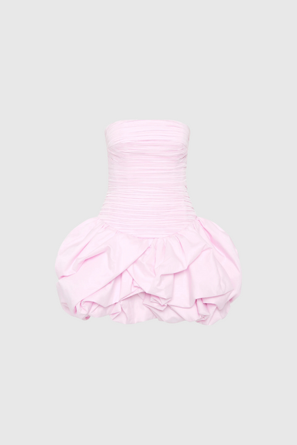 Amerigo Ruch Strapless Mini Dress in Pink