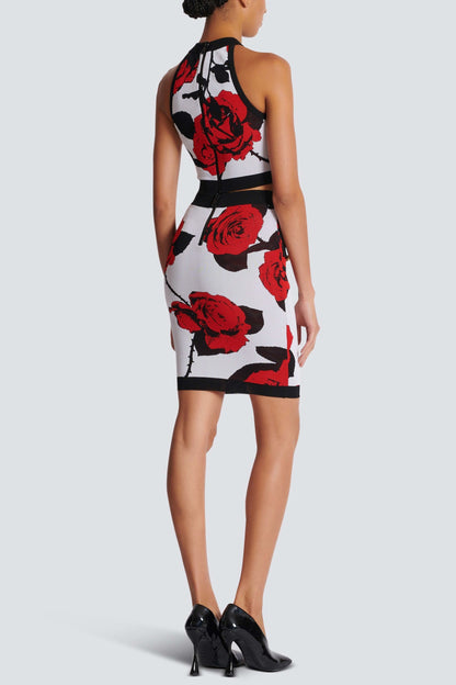 Amiya Rose Jacquard Skirt
