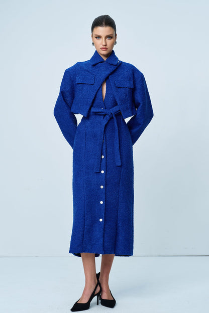 Anicet Cutout Lace Up Coat