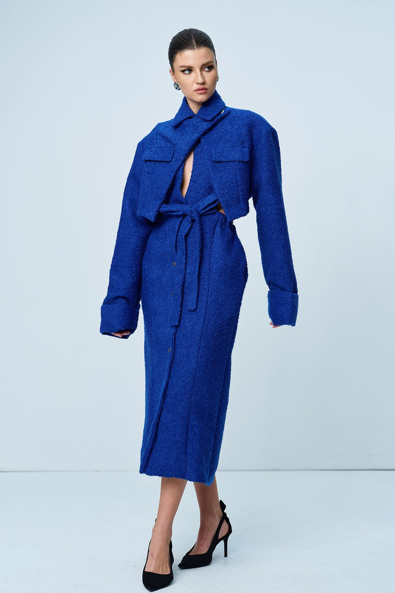 Anicet Cutout Lace Up Coat
