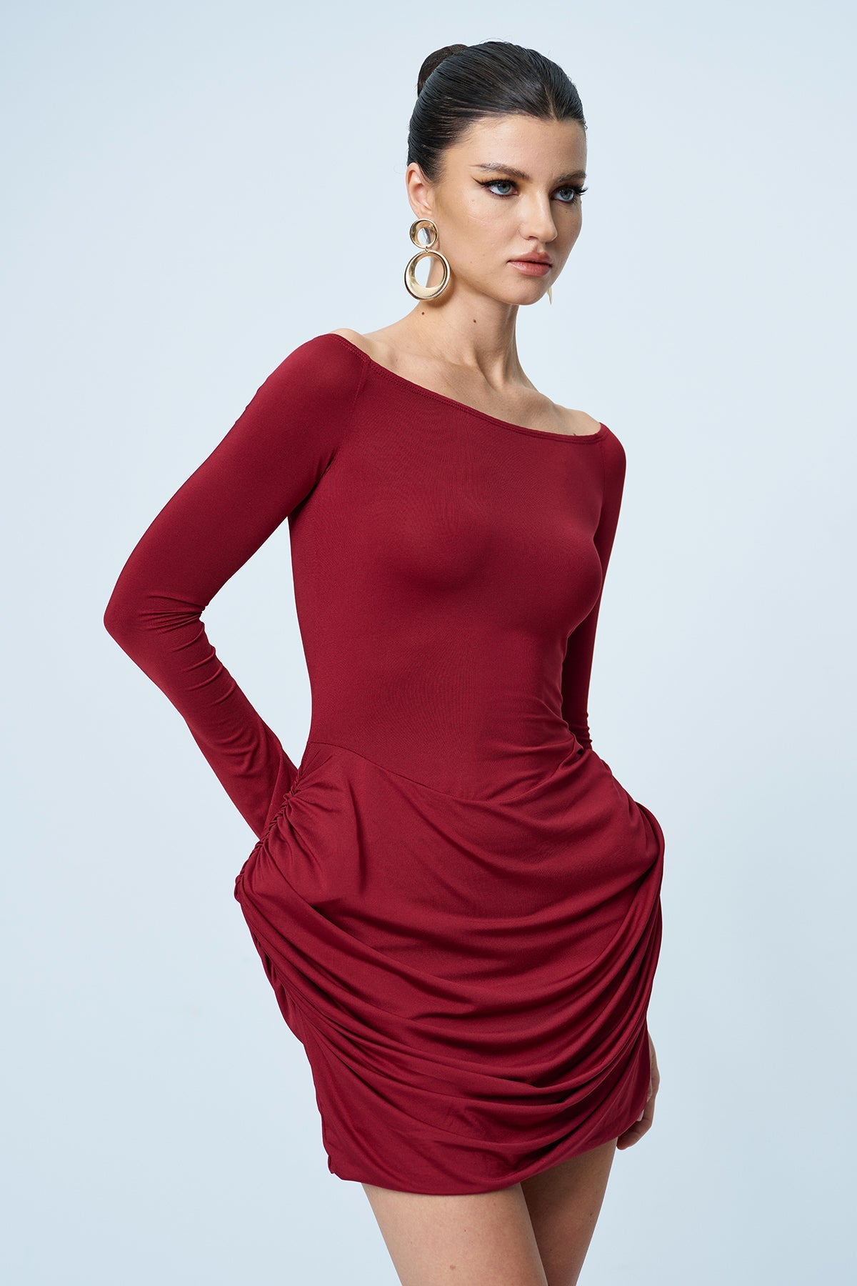 Aniceta Ruch Long Sleeve Mini Dress
