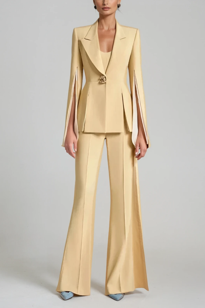 Archita Split Lapel Pants Set