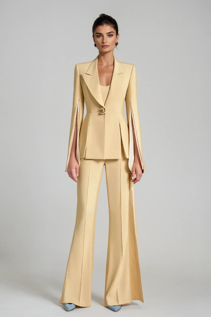 Archita Split Lapel Pants Set