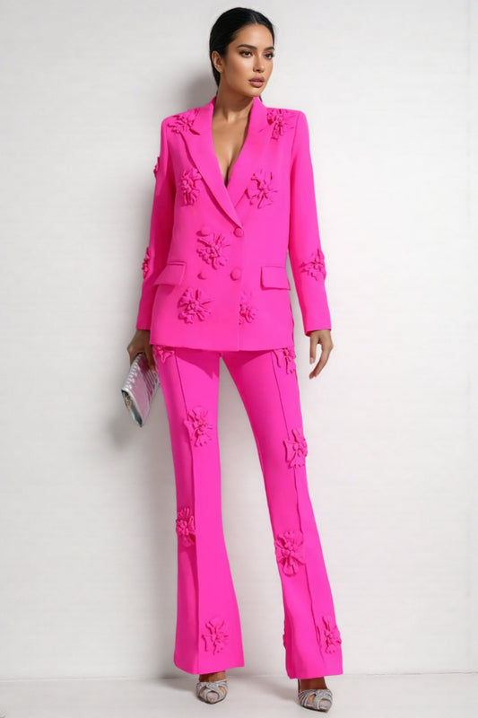 Alena Blouse Jacket & Trousers Two-piece Set