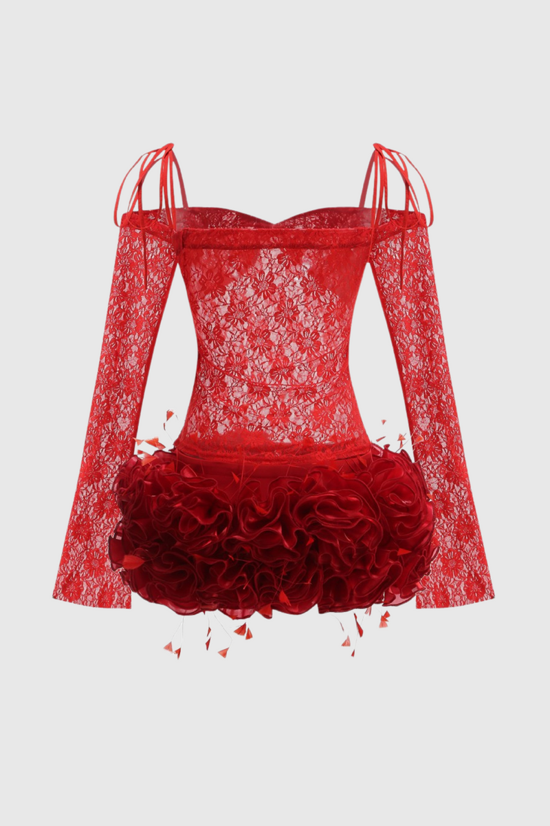 Ariat Lace Appliqué Two Piece Set - Red