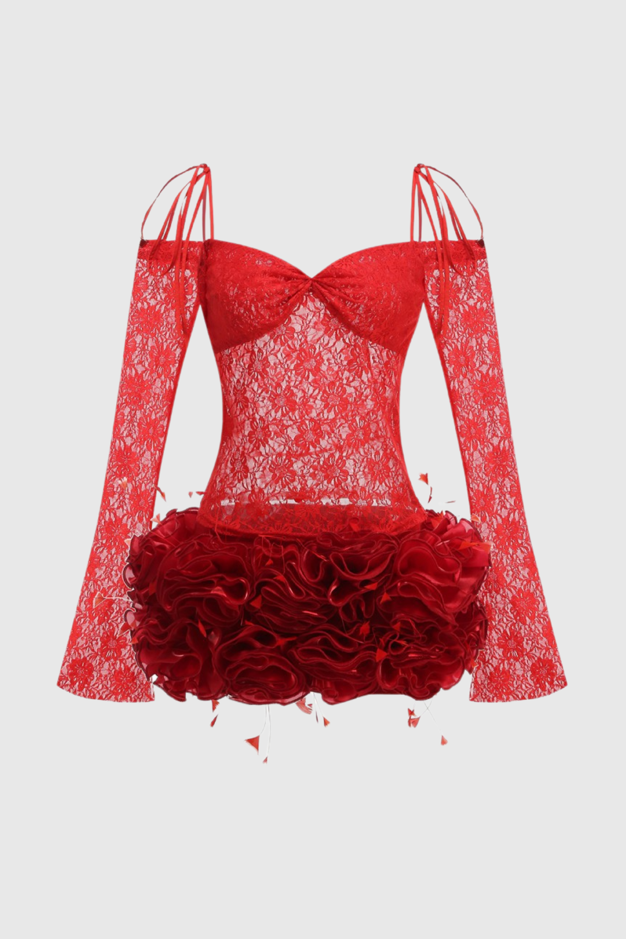 Ariat Lace Appliqué Two Piece Set - Red
