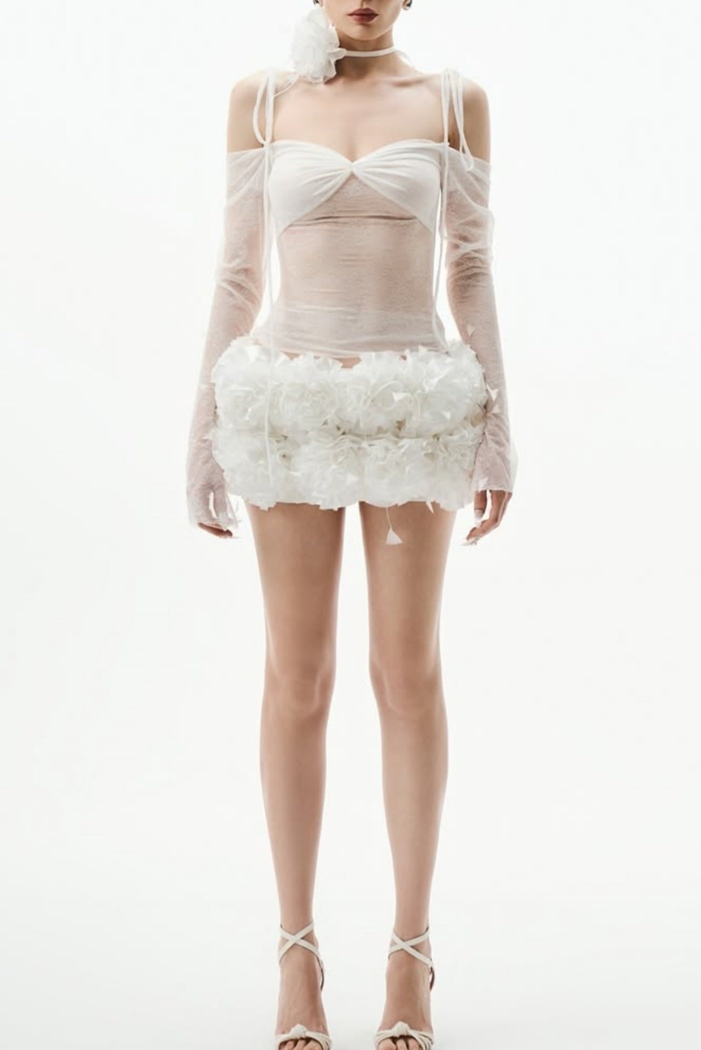 Ariat Lace Appliqué Two Piece Set - White