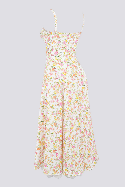 Athénaïs Ruched Maxi Dress