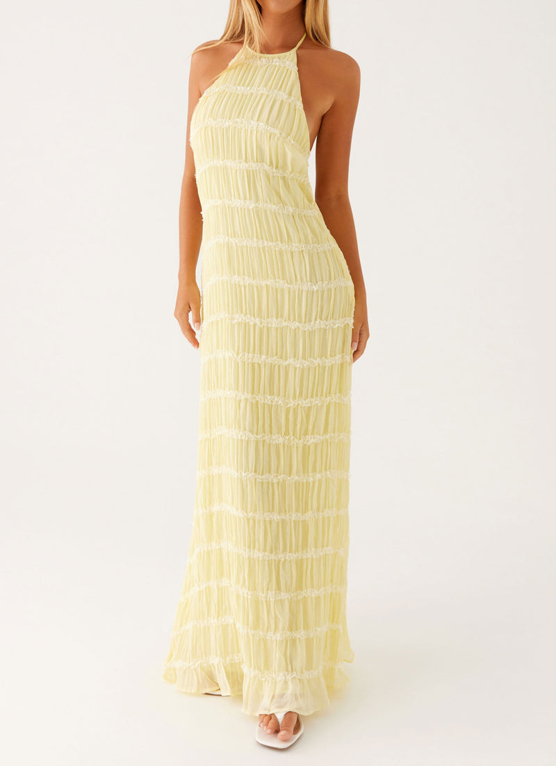 Ortensia Maxi Dress - Yellow
