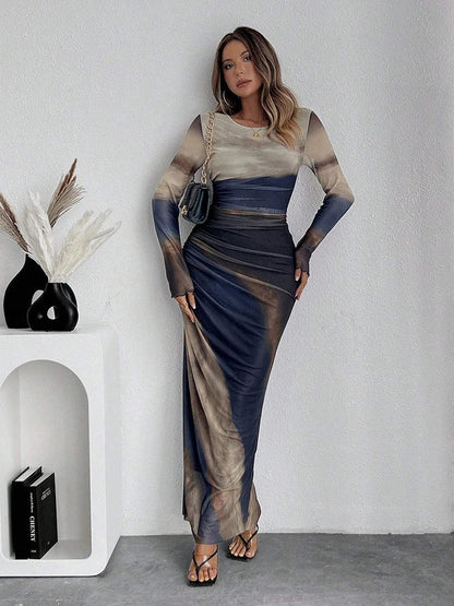 Aurora Golden Hour Maxi Dress