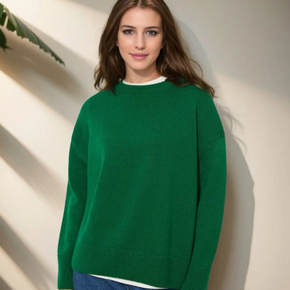 Autumn Winter Pullovers Oversize Warm Long Sleeve Sweater