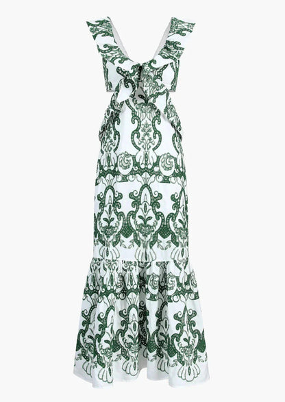 Haven | Ruffled Maxi Dress