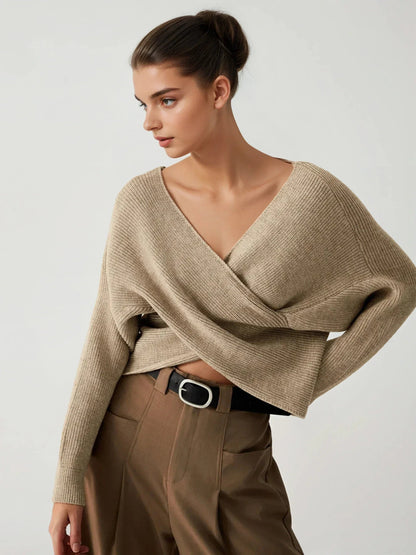 Cross My Heart Oversized Crop Sweater