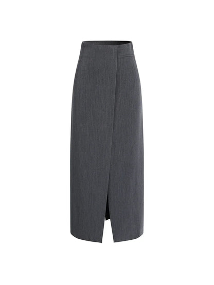 Professional Loose Slit Maxi Skirt