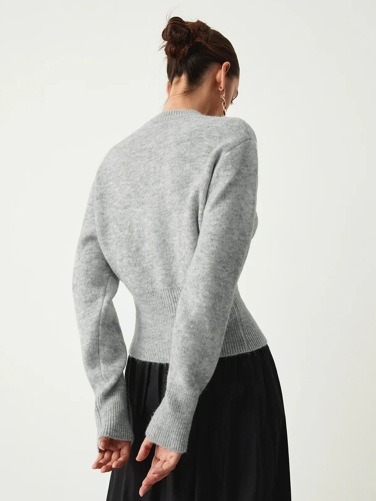 Style Half Zip Fuzzy Sweater