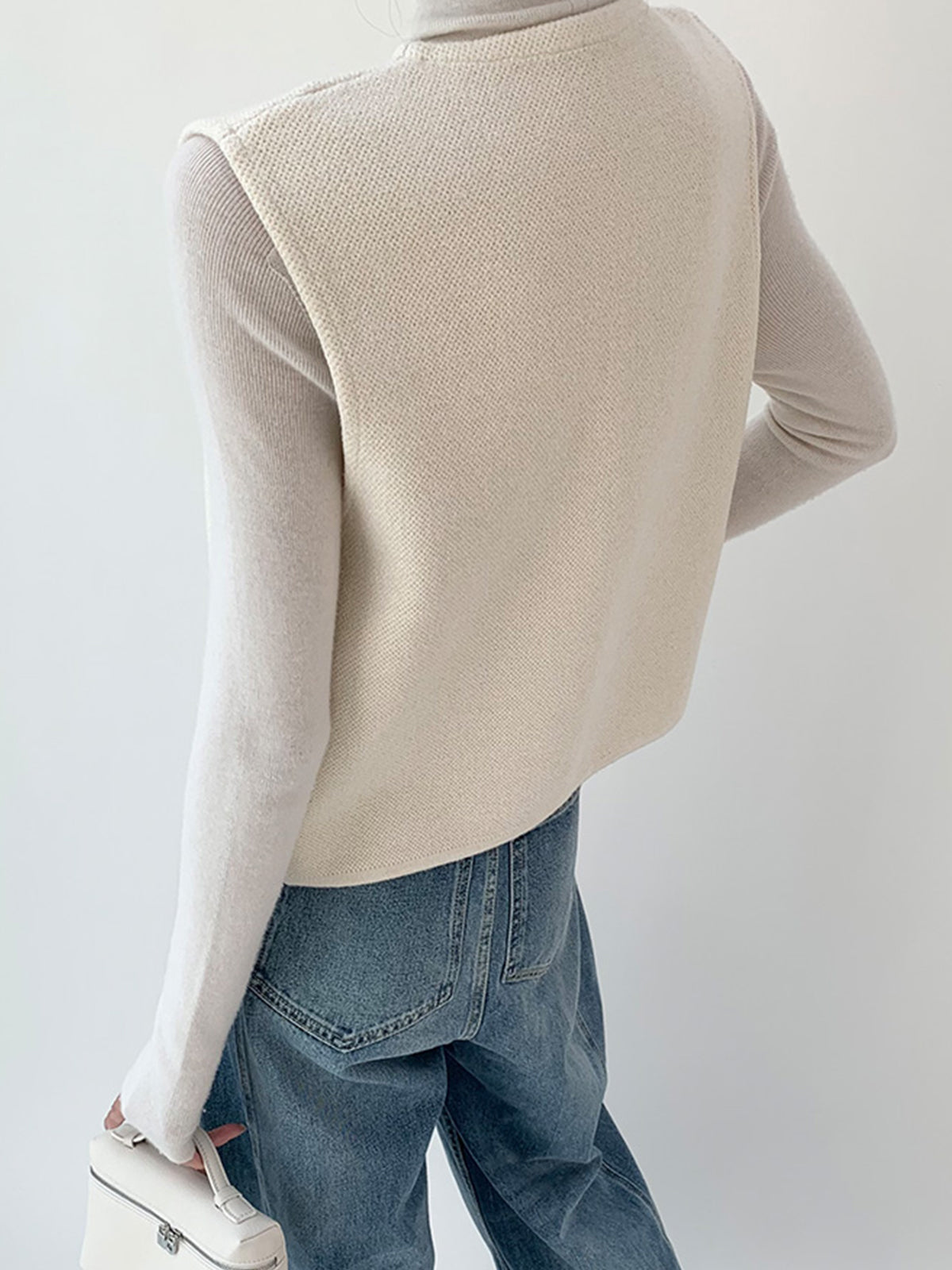 Split Sweater Vest