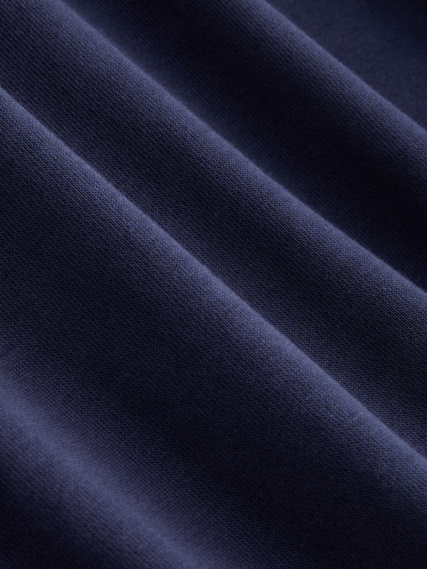 Terry Checks Collar Sweatshirt