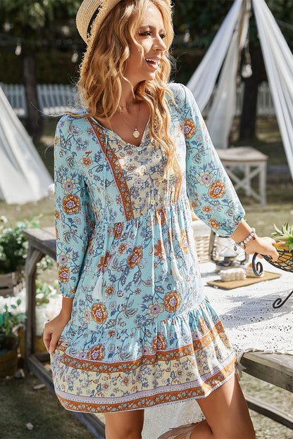 Rina Dress - Blue