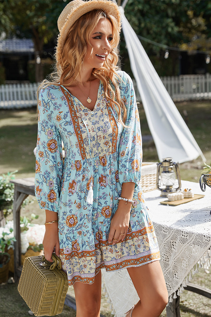 Rina Dress - Blue