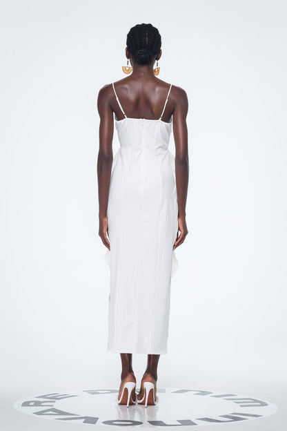 Bachtiar Spaghetti Split Maxi Dress