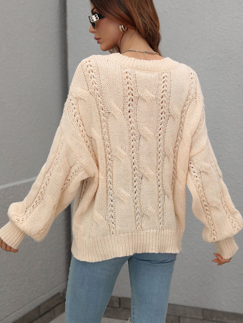 Zinny Knit Sweater - Apricot