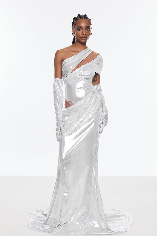 Benson One Shouder Cutout Maxi Dress
