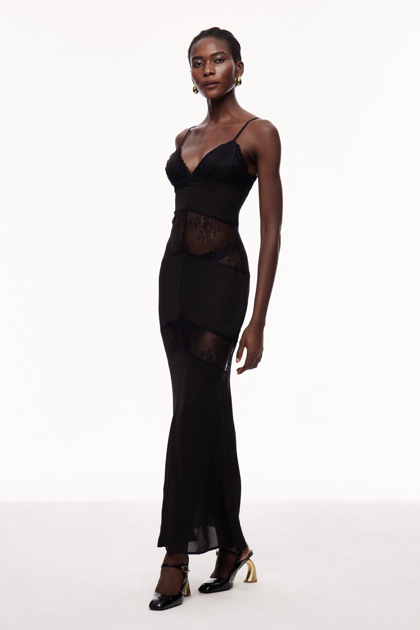 Bernal Lace Cutout Maxi Dress
