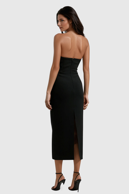 Bia Rhinestone Bandage Maxi Dress