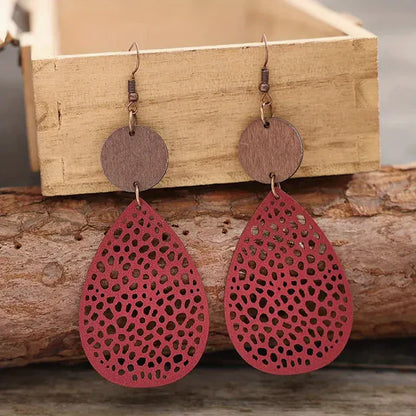 Leather Dangle Earrings