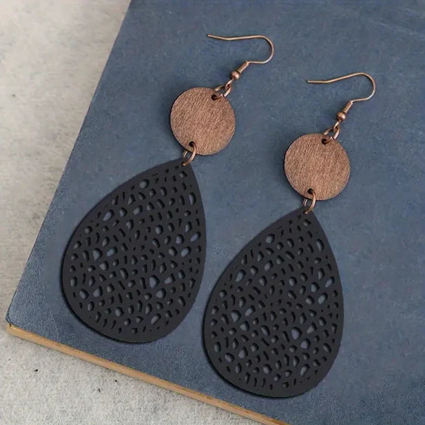 Leather Dangle Earrings