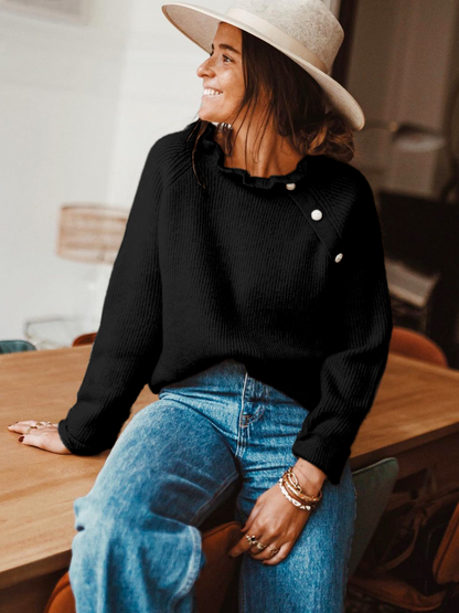 Doll | Makedo Black Knit Sweater