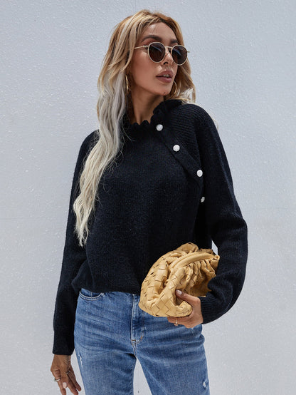 Doll | Makedo Black Knit Sweater