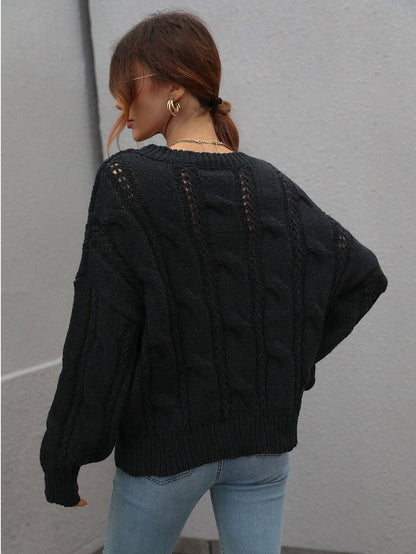 Zinny Knit Sweater - Black