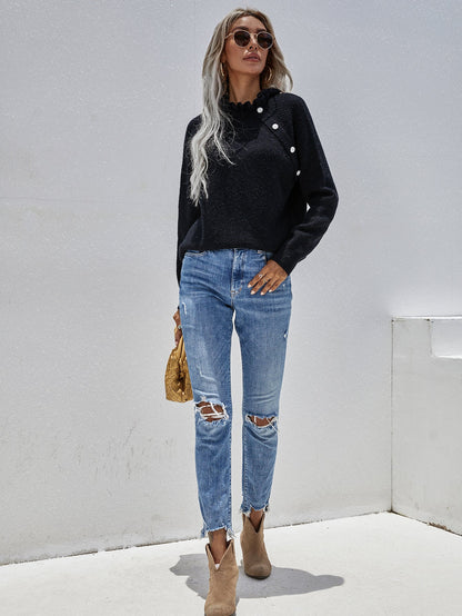 Doll | Makedo Black Knit Sweater