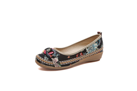 Ring and Trap Head Canvas Sip on Flats - Cactus Rose