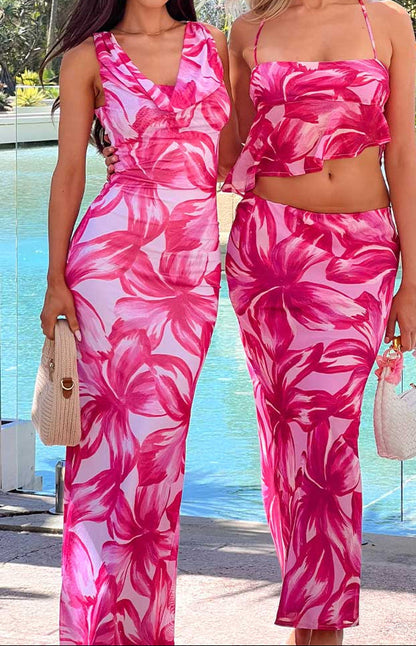 Como Pink Maxi Dress