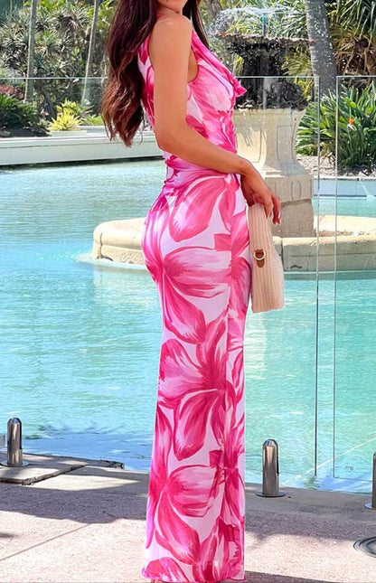 Como Pink Maxi Dress